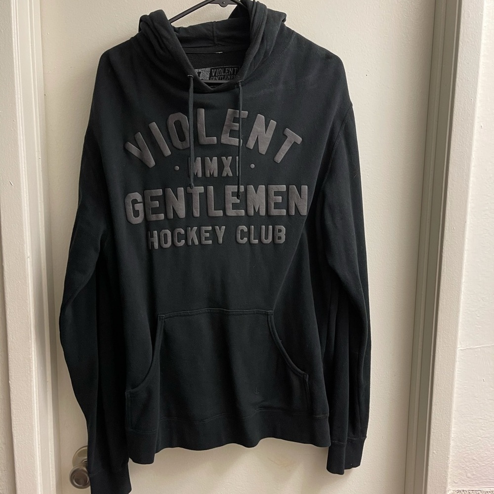 Violent Gentlemen Hockey Club Blacked Out Hoodie